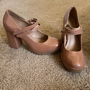 Bamboo Mary Jane Heels